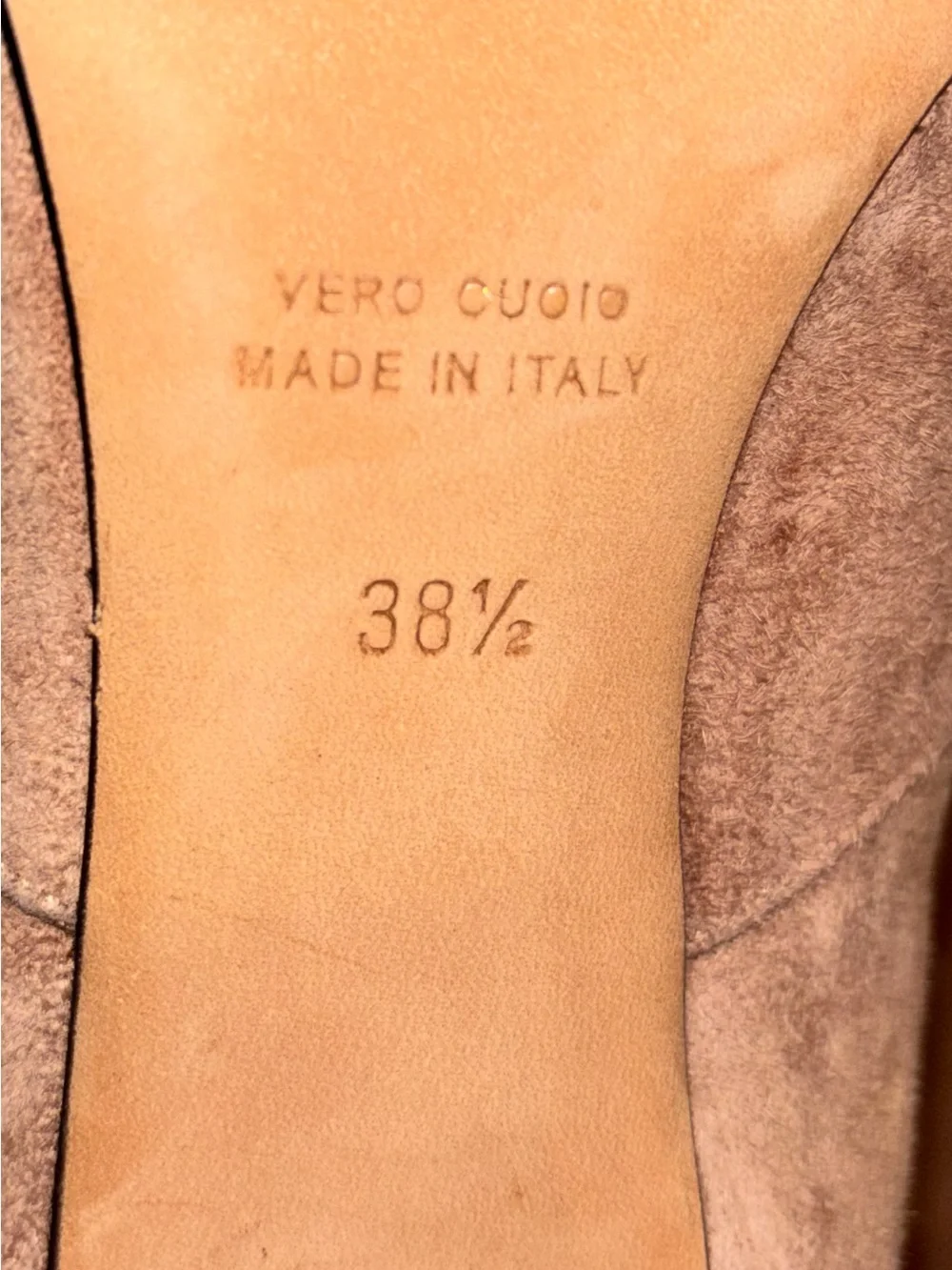 Vero Cuoio Over-the-Knee Suede Boot in Chestnut Brown